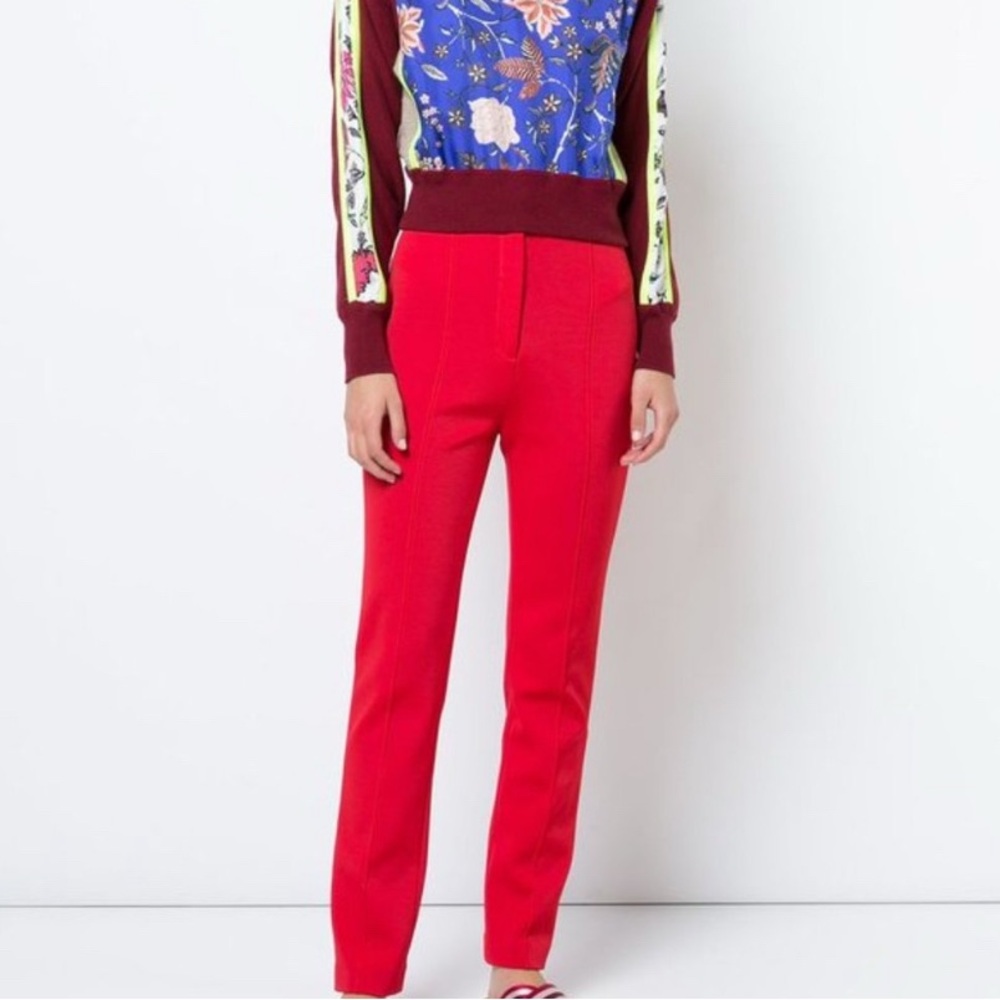 DVF Diane von Furstenberg Sweater Floral SZ SM - Picture 2 of 6